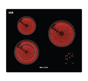 Bếp hồng ngoại 3 vùng nấu Malloca MH-03R